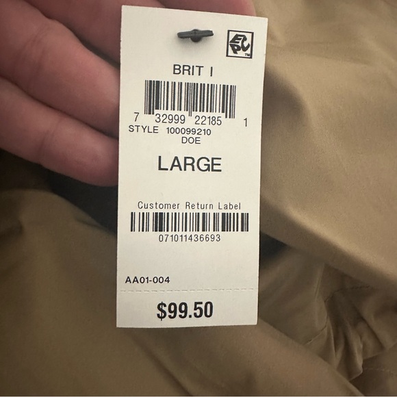 INC Drawstring Bomber Jacket Large - Picture 5 of 10